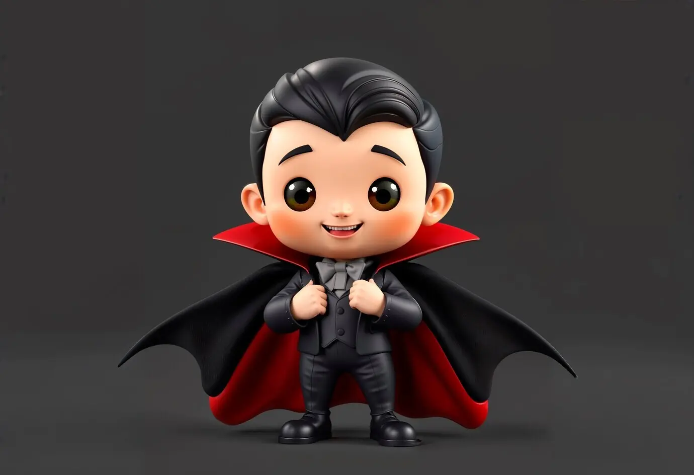 Niedlicher 3D-Halloween-Vampir